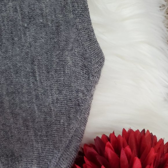 Men's Pierre Cardin Cardigan/Heather Gray/Size M - Picture 6 of 11